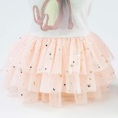 pet products Small Dog Dress Female Tiny Puppy Clothes Girl Tutu for Dogs Dresses Harness Birthday Apparel（Chest circumference37cm, back length25cm, neck circumference26cm）