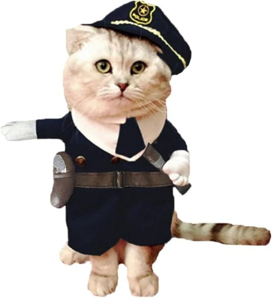 pet products Pet Cosplay Outfit, Funny Dog Cat Party Costume Puppy Uniform Pet Cosplay Clothes for Halloween Christmas Theme Party