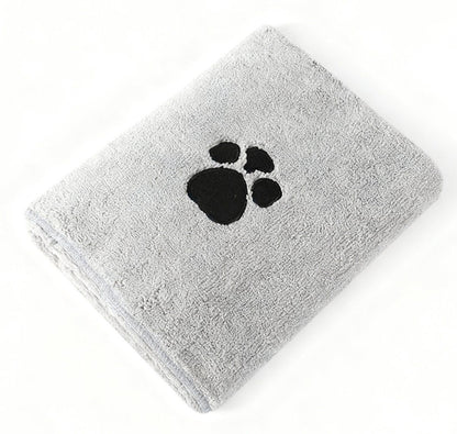 2 Pieces, Microfiber Dog Towel, Dog towels, Microfiber towel, Pet towel, for Daily Pet Care and Home Use, 100 x 50 cm, Brown, Grey