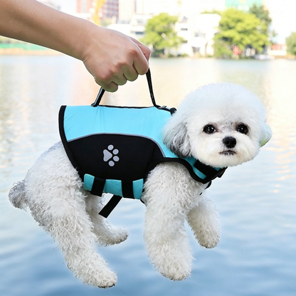 Dog Life Jacket with Rescue Handle and Adjustable Straps, Reflective Pet Swimming Vest for Small Medium Large Dogs, Floatation Safety Coat for Pool Beach Lake Boating and Outdoor Water Play (M, Red)