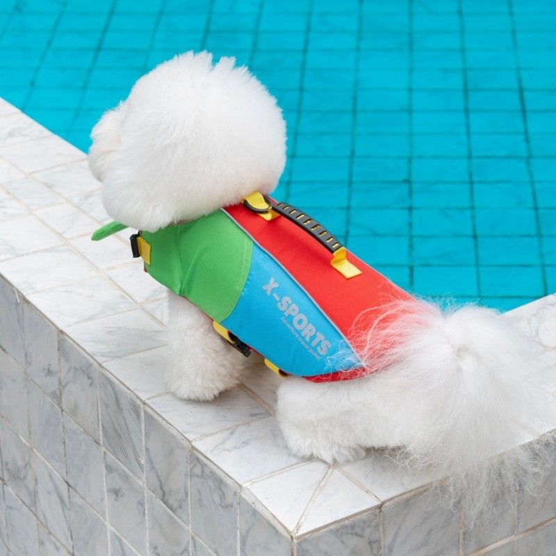 Dog Life Jacket with Rescue Handle and Adjustable Straps, Reflective Pet Swimming Vest for Small Medium Large Dogs, Floatation Safety Coat for Pool Beach Lake Boating and Outdoor Water Play (XS, Green)