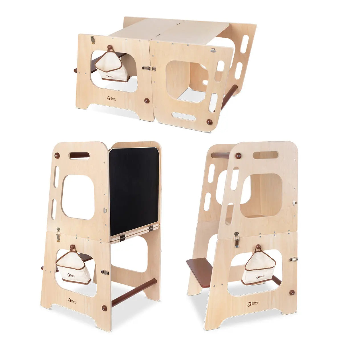 Classic World Convertible Helper Tower-table Femina Worldwide