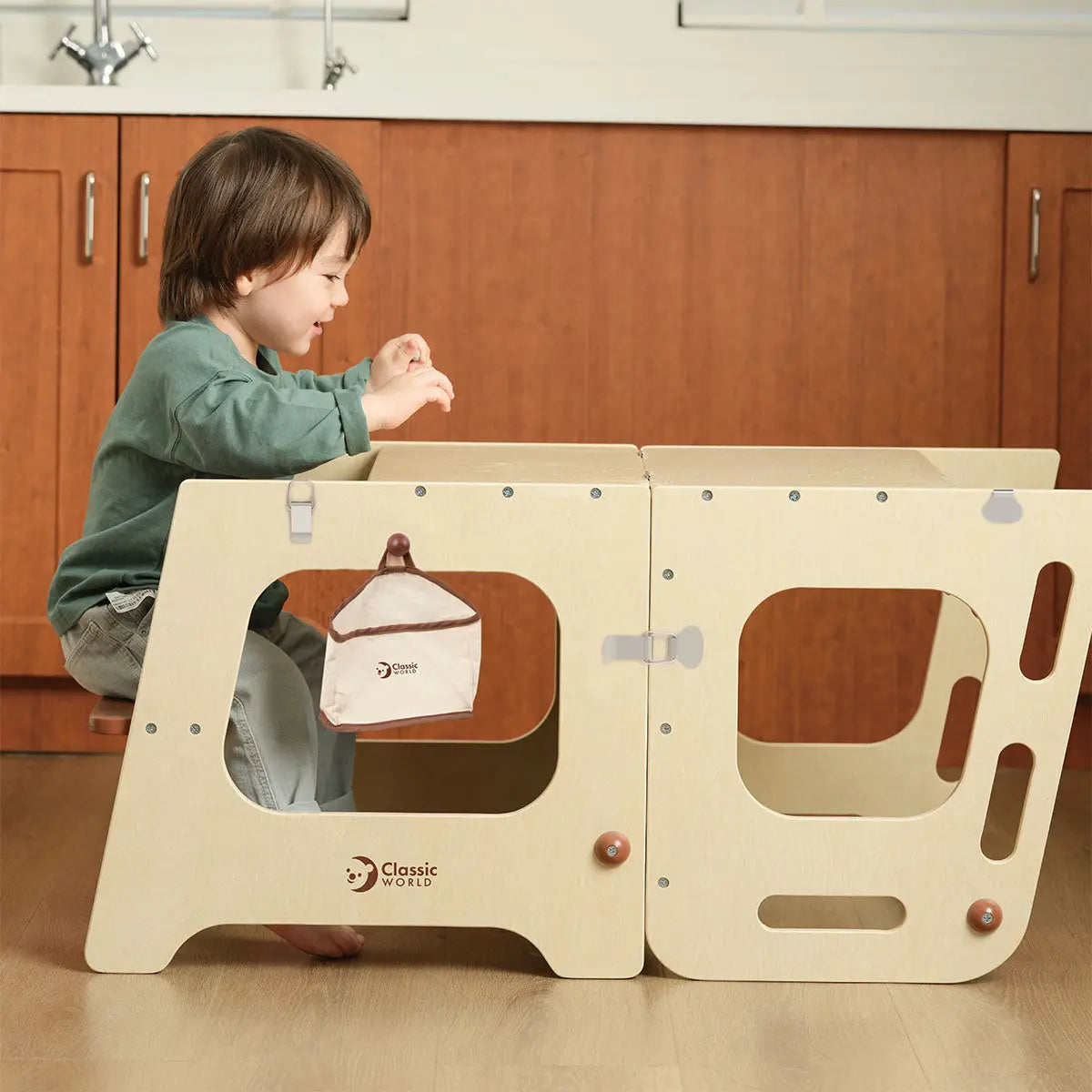 Classic World Convertible Helper Tower-table Femina Worldwide
