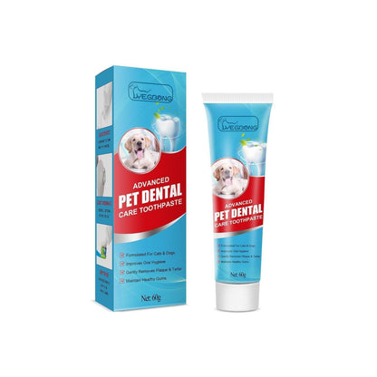 Pet Toothpaste Dog Cat Fresh Breath Tartar Removal Oral Care Edible Cleaning