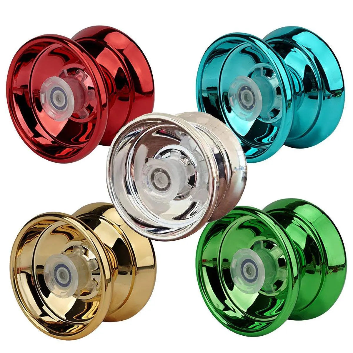 Alloy Metal Professional YoYo Bundle Bearing Ball Toy for Boys Gift - Green Femina Worldwide