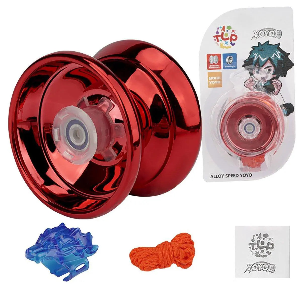 Alloy Metal Professional YoYo Bundle Bearing Ball Toy for Boys Gift - Green Femina Worldwide