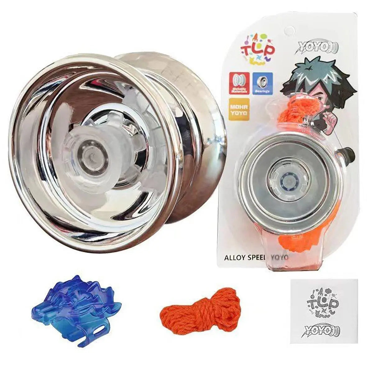 Alloy Metal Professional YoYo Bundle Bearing Ball Toy for Boys Gift - Green Femina Worldwide