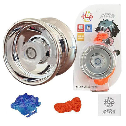 Alloy Metal Professional YoYo Bundle Bearing Ball Toy for Boys Gift - Green Femina Worldwide