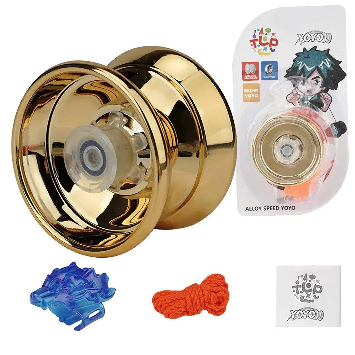 Alloy Metal Professional YoYo Bundle Bearing Ball Toy for Boys Gift - Silver Femina Worldwide