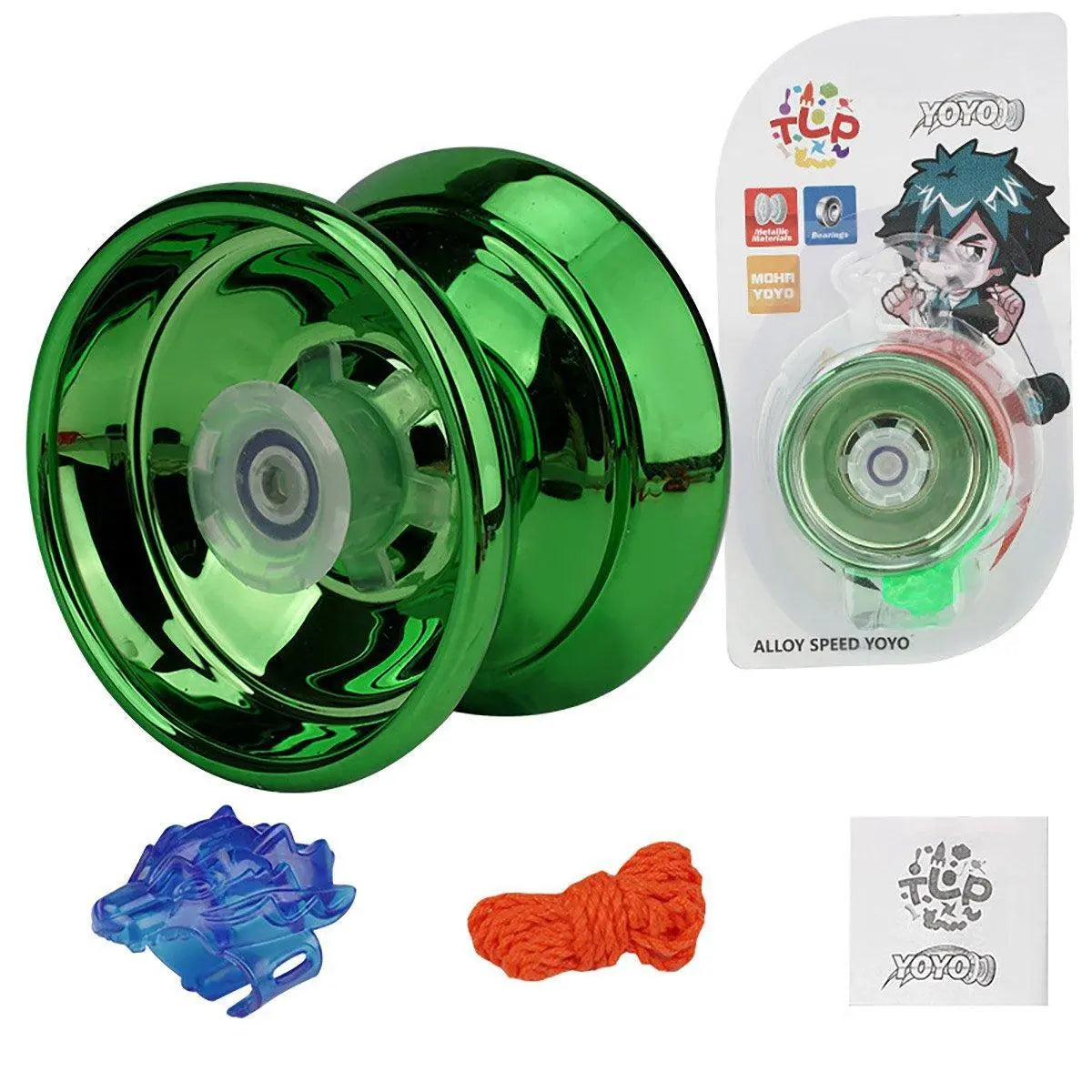Alloy Metal Professional YoYo Bundle Bearing Ball Toy for Boys Gift - Silver Femina Worldwide