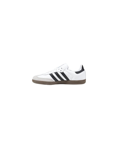 Adidas Women's Black And White Leather Sneaker - 38 EU