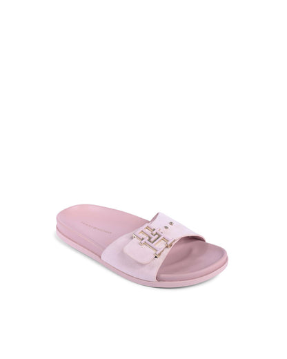 Suede Buckle Slides - 41 EU