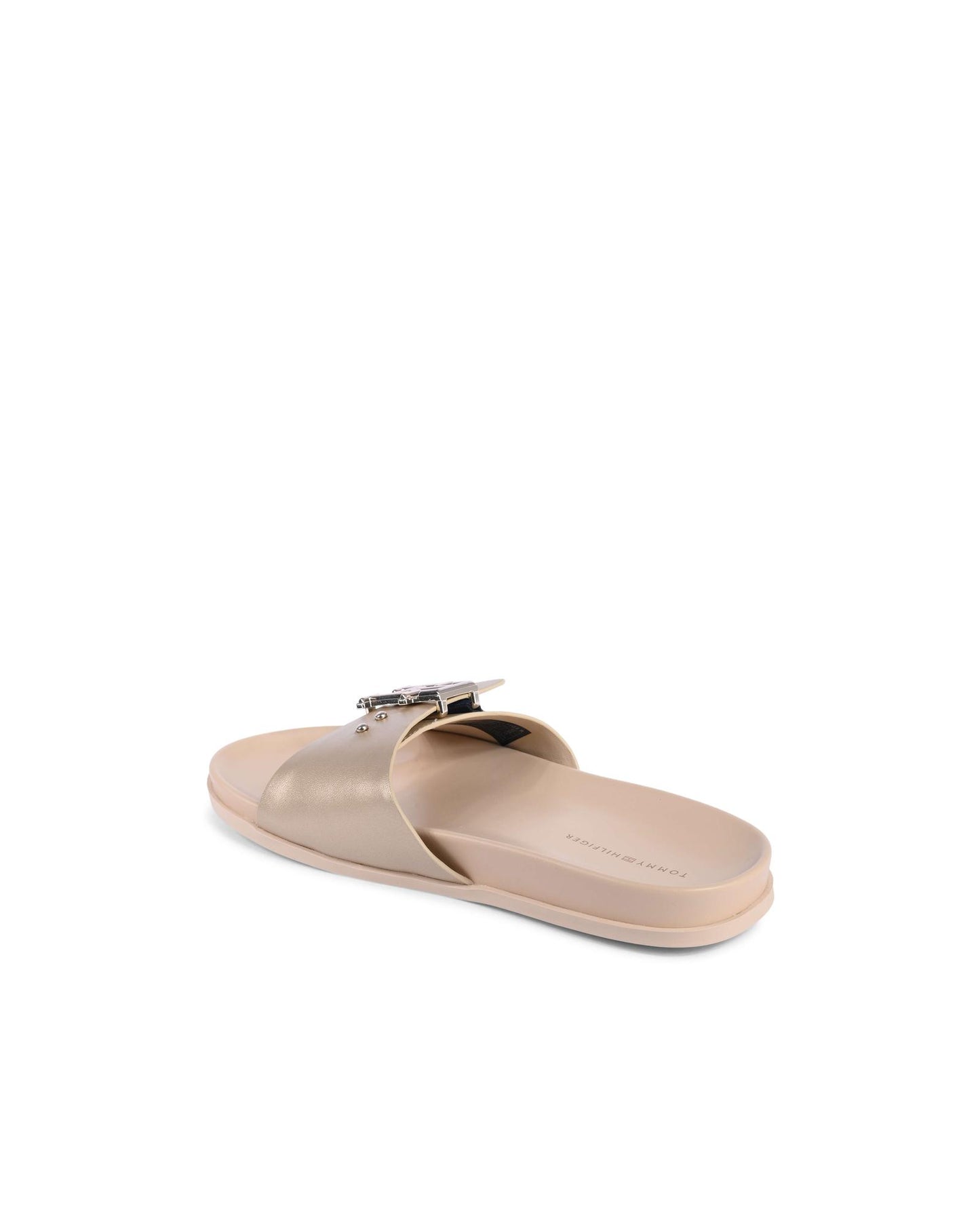 Leather Sandal with Gold Detailing - 41 EU