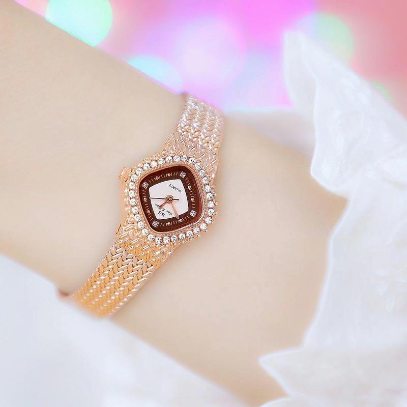 Simple Wheat Ear Chain Women Watch - Elegant and Chic - Gold