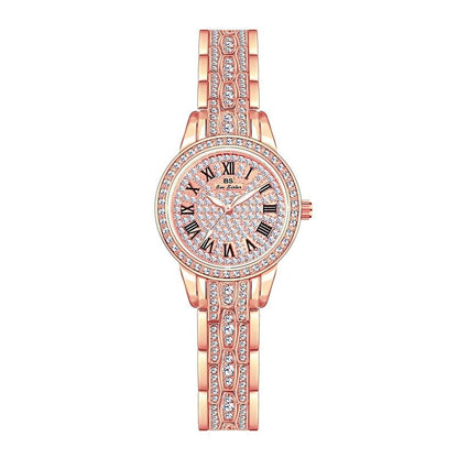 Diamond Chain Women Watch - Elegant and Stylish - Rose Gold