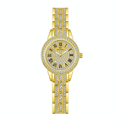 Diamond Chain Women Watch - Elegant and Stylish - Rose Gold