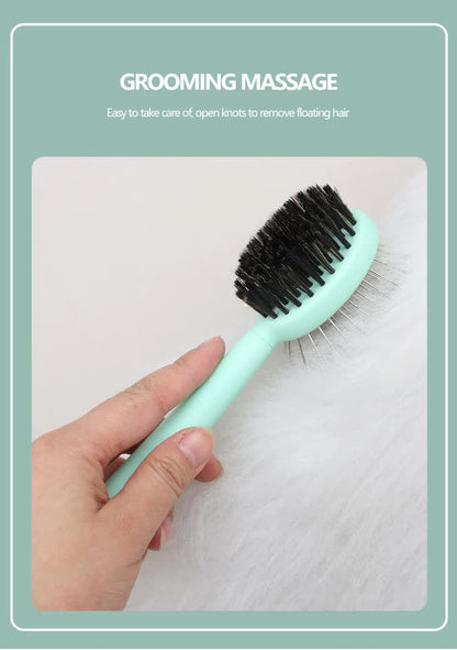 Blue Complete 5-in-1 Pet Grooming Care Kit - Professional Deshedding Brushes, Combs & Nail Clippers Set for Dogs & Cats