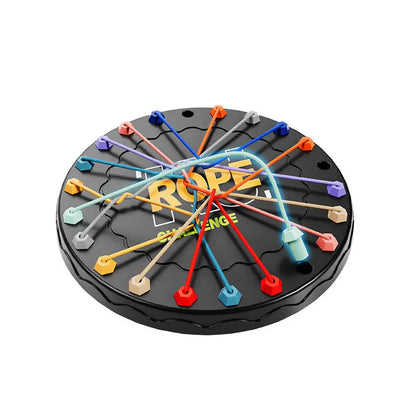 Rope Tangle Challenge Game (23x23CM) - Logic & Focus Educational Toy, Critical Thinking Puzzle for Kids & Family Interactive Fun Femina Worldwide