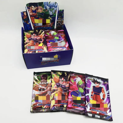 Dragon Ball Themed Trading Card Game 300 Pieces Booster Box Set Anime Battle Collectibles Featuring Goku Vegeta and Majin Buu for Kids and Fans Femina Worldwide