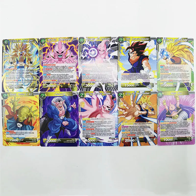 Dragon Ball Themed Trading Card Game 300 Pieces Booster Box Set Anime Battle Collectibles Featuring Goku Vegeta and Majin Buu for Kids and Fans Femina Worldwide
