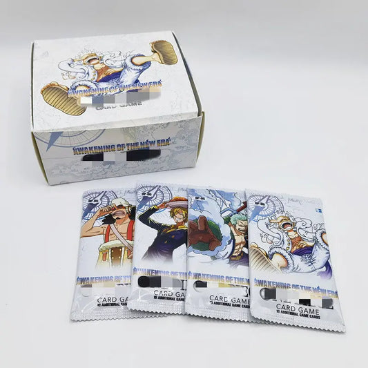 One Piece Themed Trading Card Game 300 Pieces Booster Box Set Anime Battle Collectibles Featuring Gear 5 Luffy Zoro and Sanji for Kids and Fans Femina Worldwide