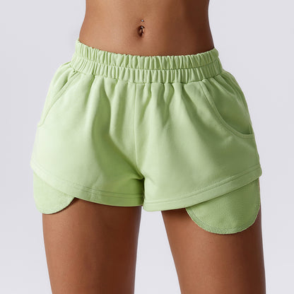 Loose Sports Fleece And Shorts Women's Quick-drying