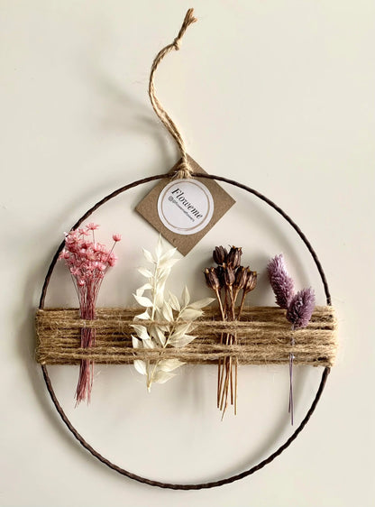 Dried Flower Wreath Cerulean Aphrodite