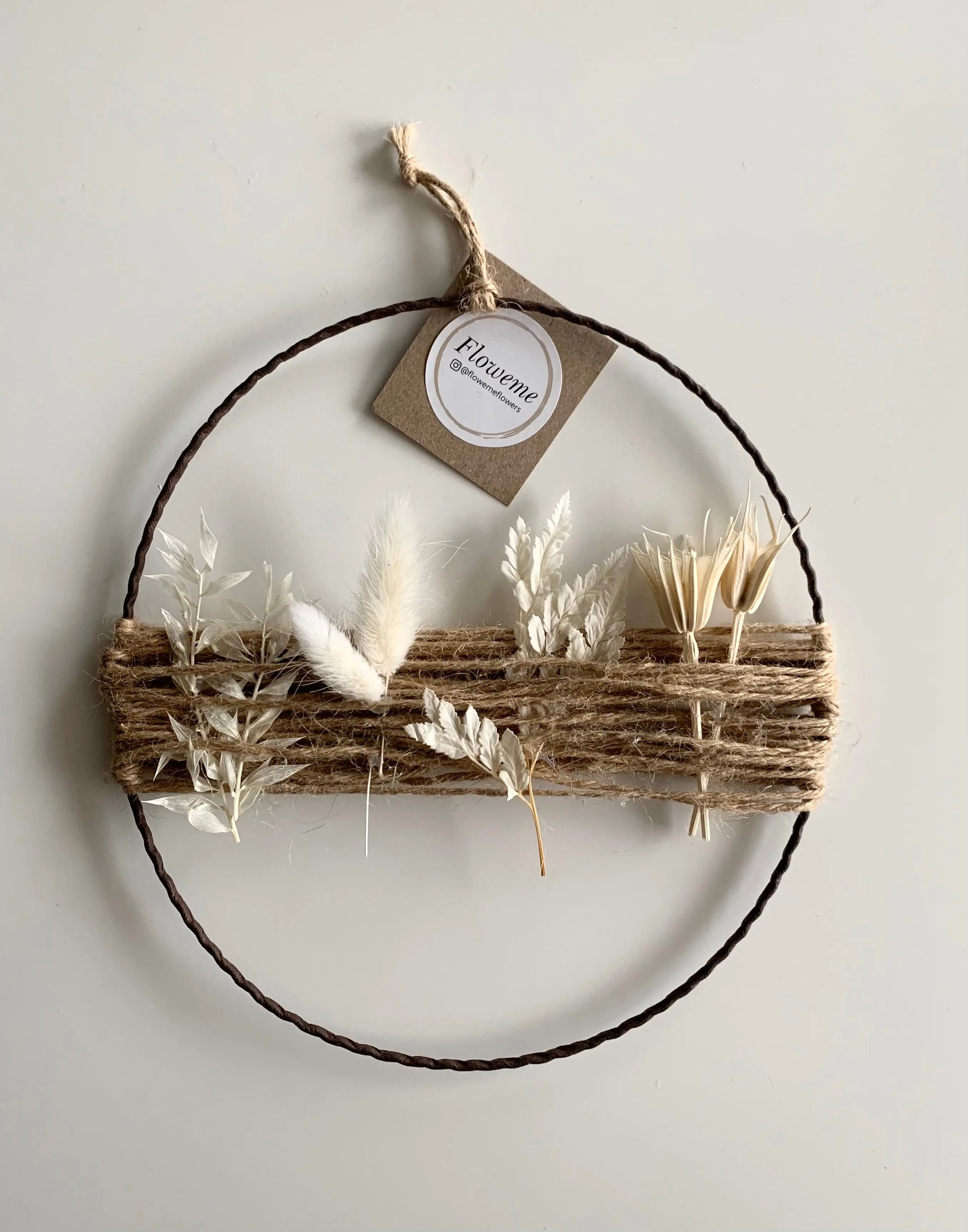 Dried Flower Wreath Cerulean Aphrodite