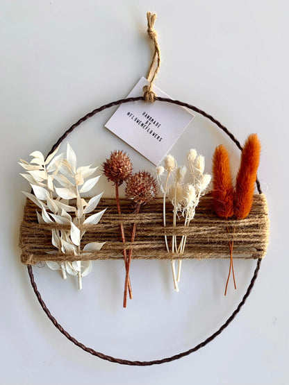 Dried Flower Wreath Cerulean Aphrodite