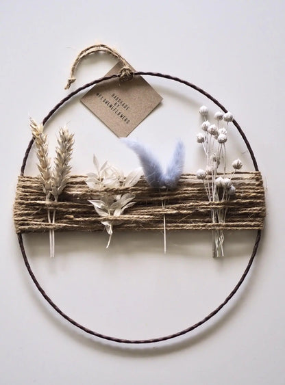 Dried Flower Wreath Cerulean Aphrodite